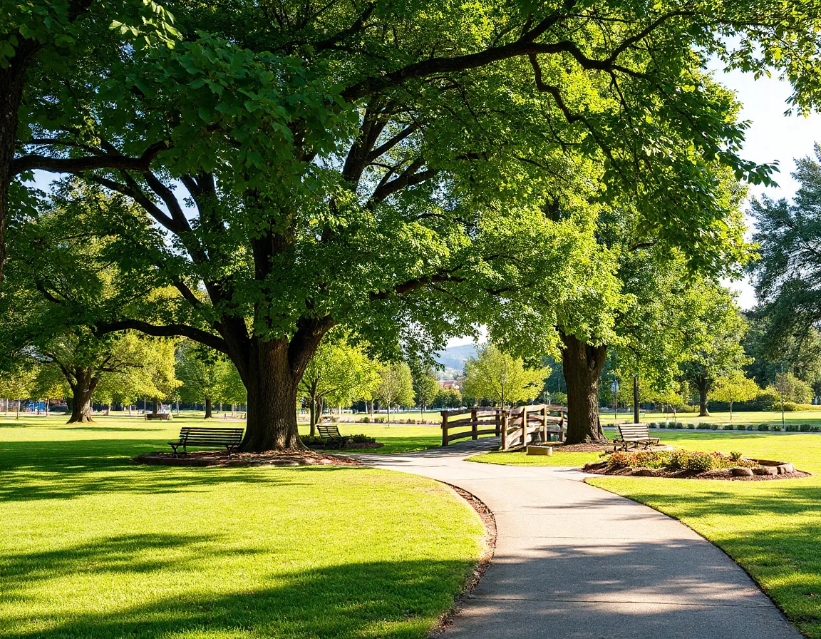 Park setting in Windsor