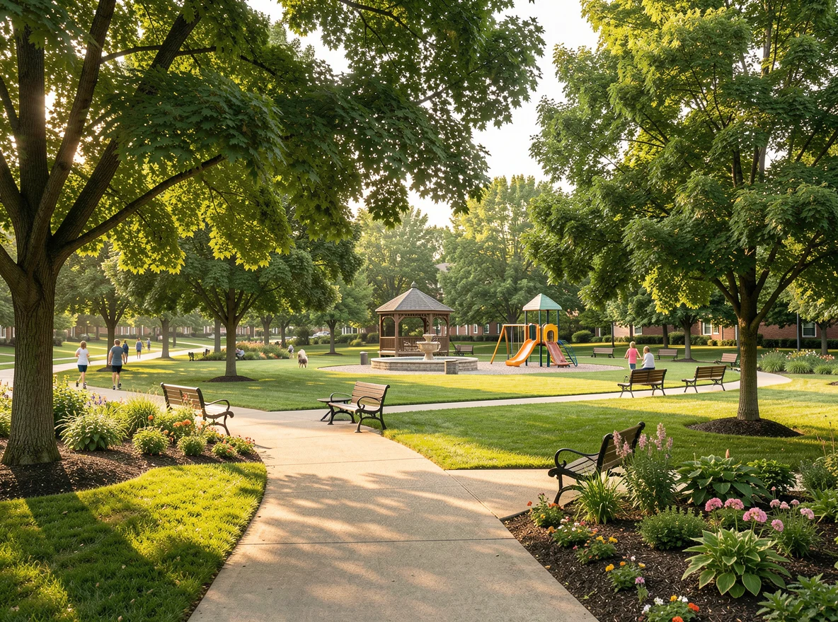 Neighborhood park in Worthington