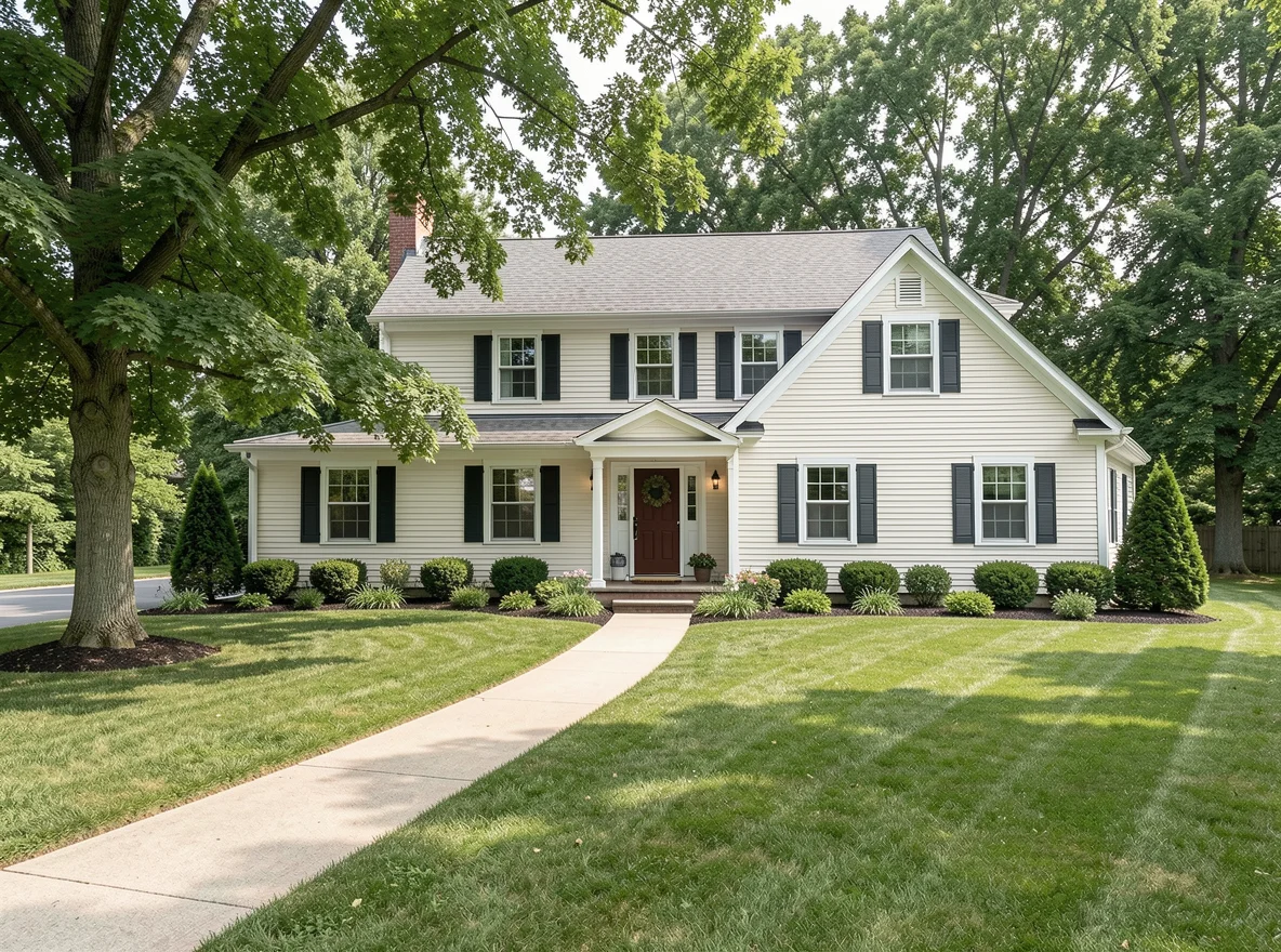 Traditional home exterior in Worthington