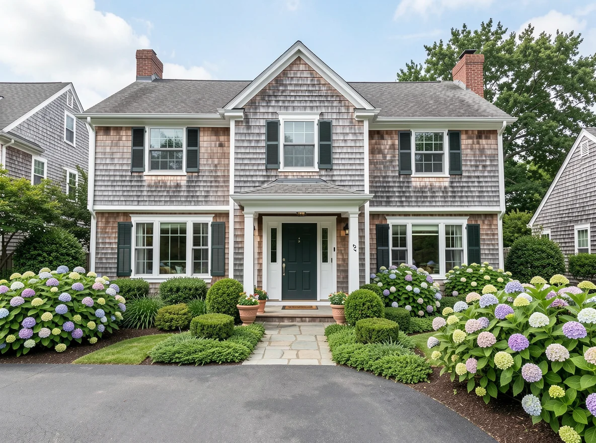 Cape Cod style home exterior in Bourne