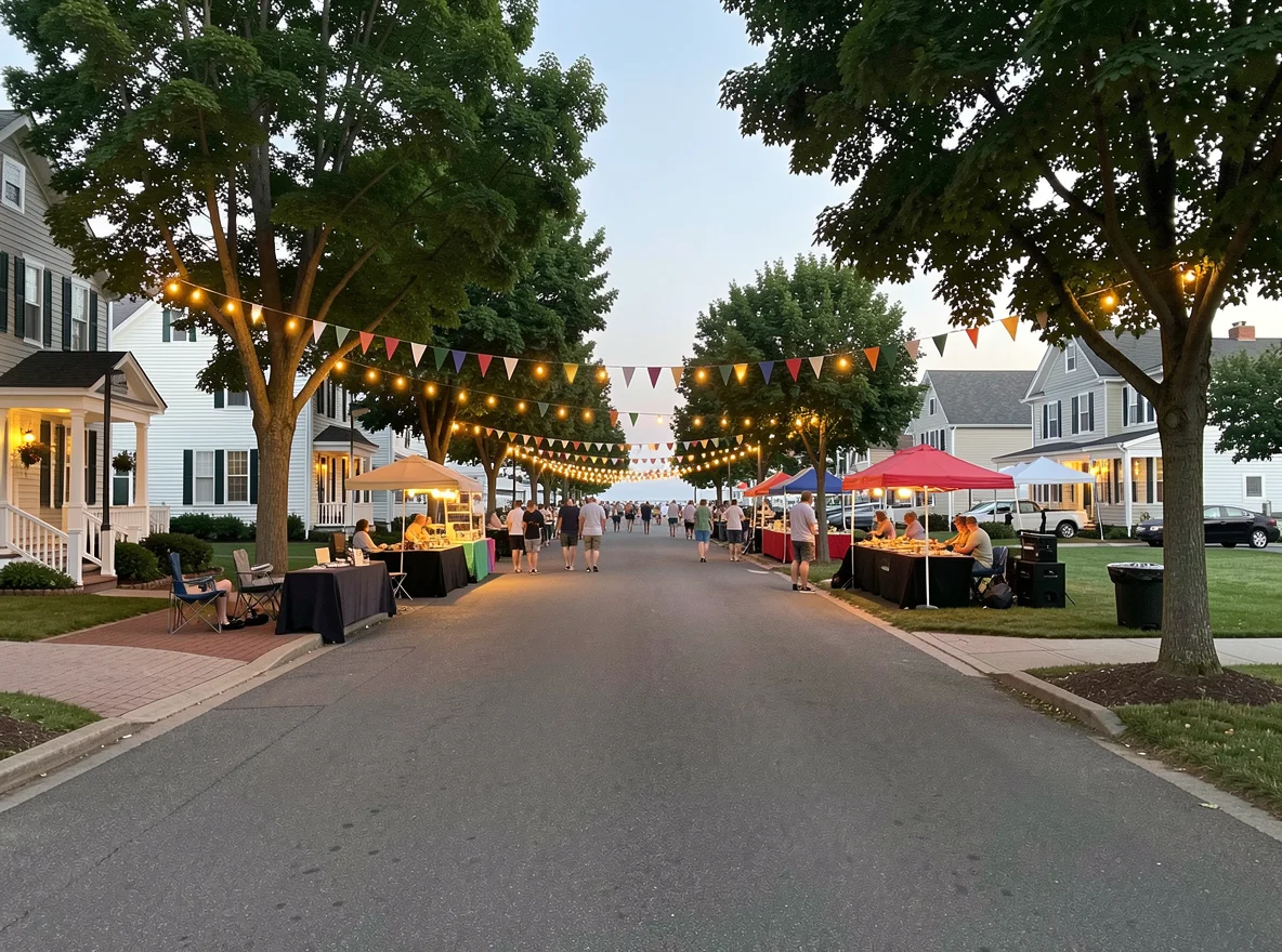 Community setting in Bourne on Cape Cod