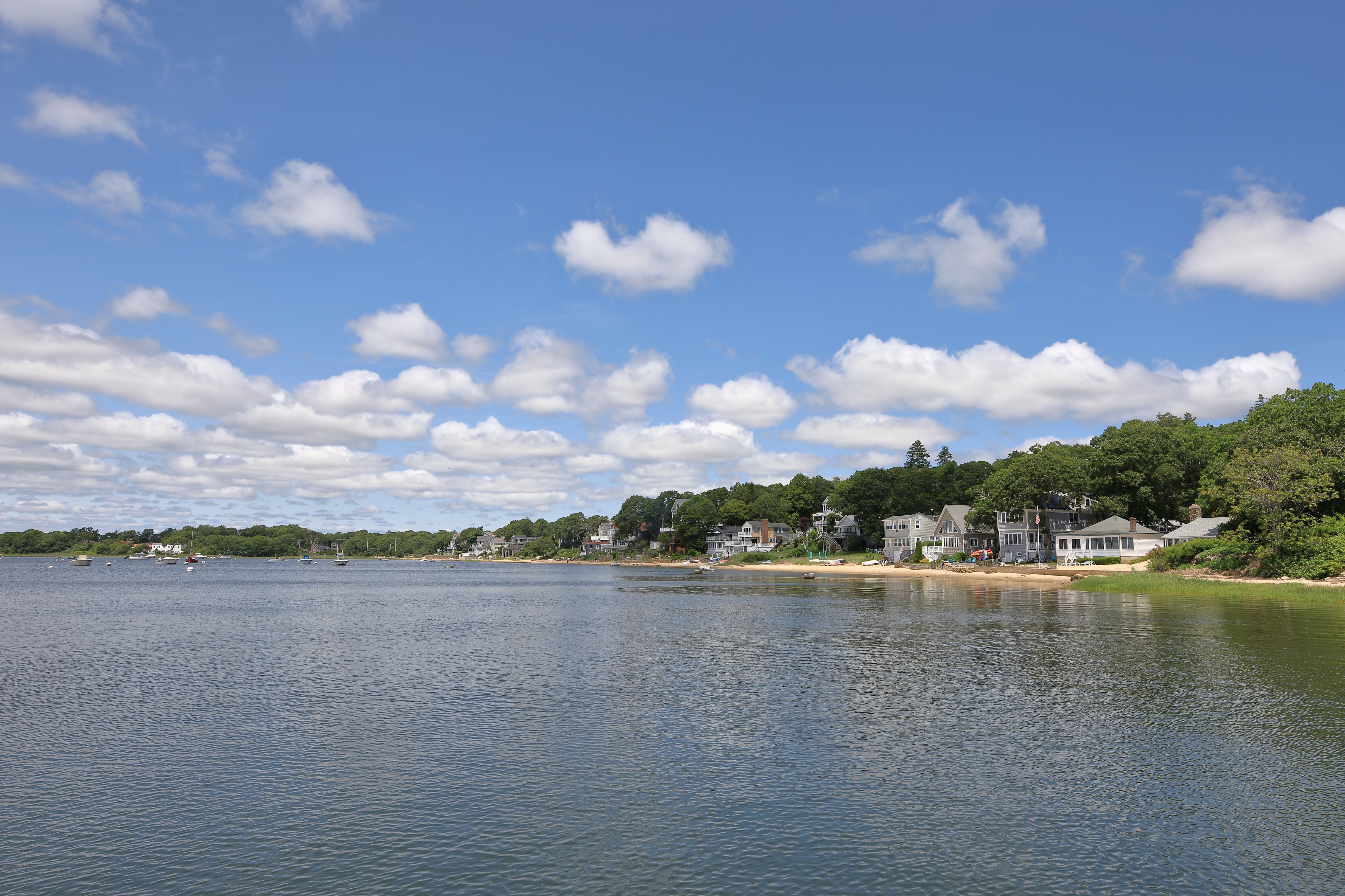 Waterfront neighborhood in Wareham, Massachusetts