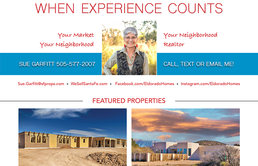 Did you see my ad in the March issue of Eldorado Living? 