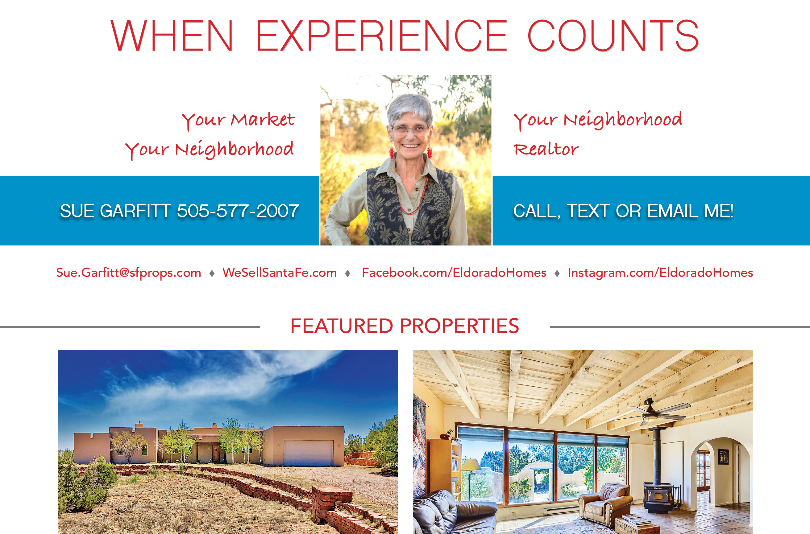 Did you see my ad in the July issue of Eldorado Living?