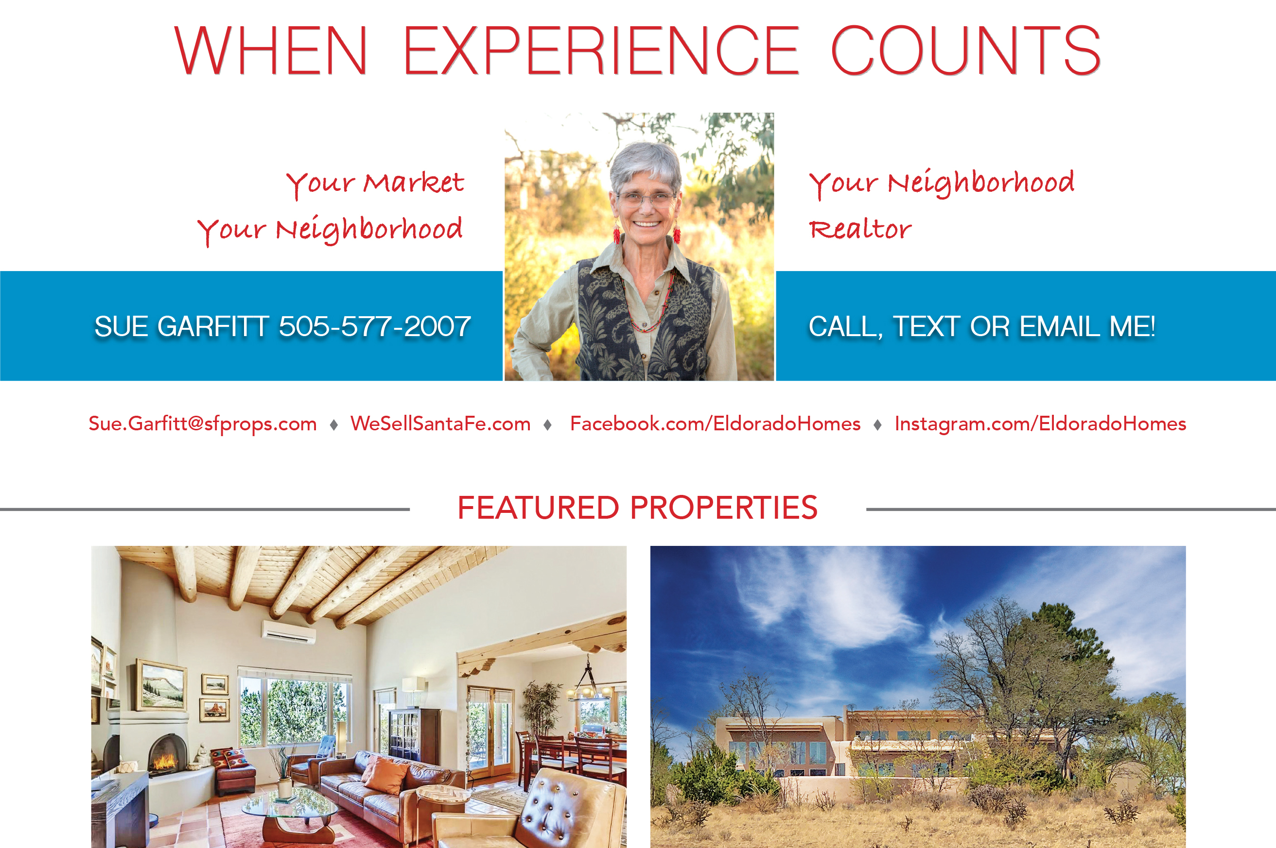 Did you see my ad in the June issue of Eldorado Living? 