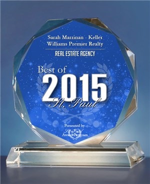 2015 Best of St. Paul Award in the Real Estate Agency Category