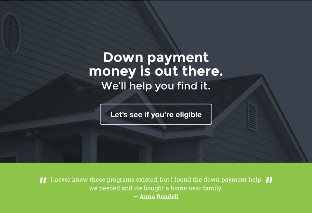 Get help with your down payment for your next home