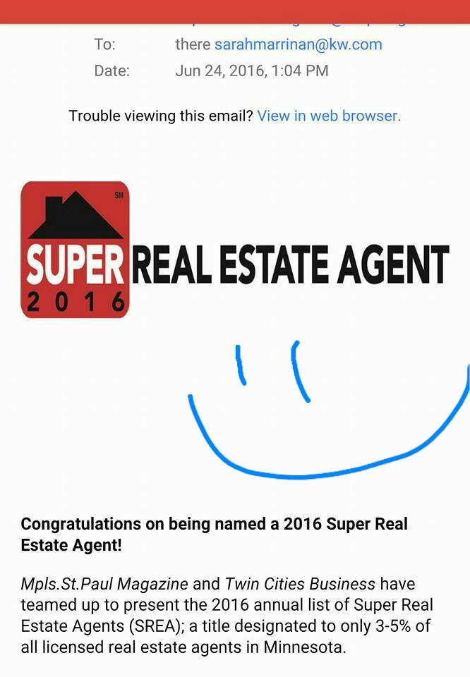 Sarah Marrinan - Super Real Estate Agent (SREA) 2016