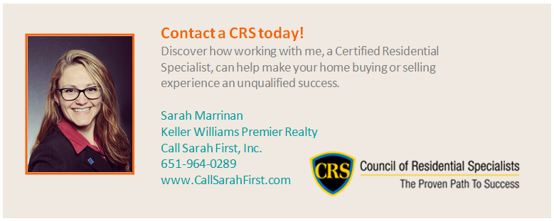 Contact a CRS real estate agent today - Sarah Marrinan