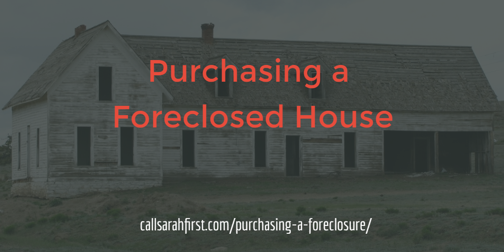 Purchasing a Foreclosed Home in MN