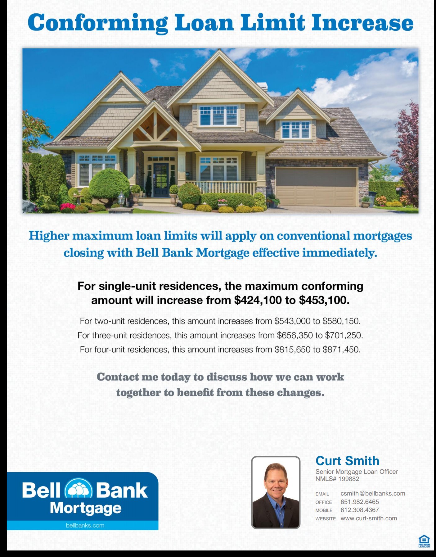 Bell Mortgage 2018 Conforming Loan Limits