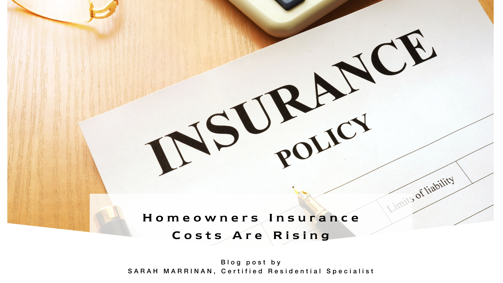 Homeowners Insurance Costs Are Rising