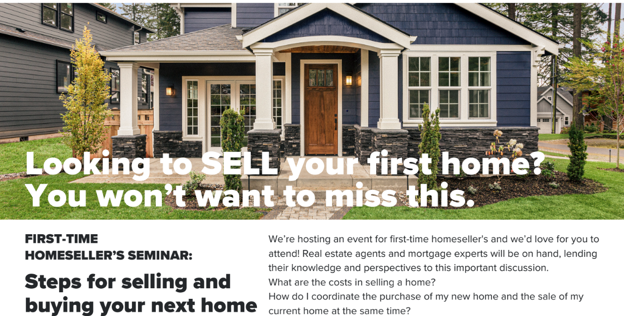 Home Seller Seminar on January 19th
