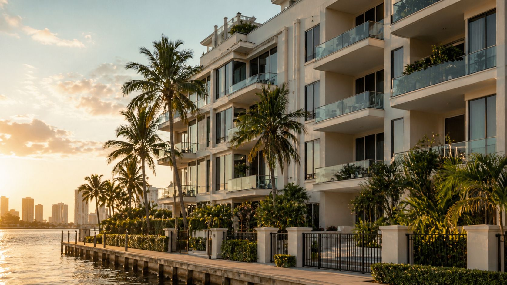 Tree-lined street and classic homes in Miami Shores