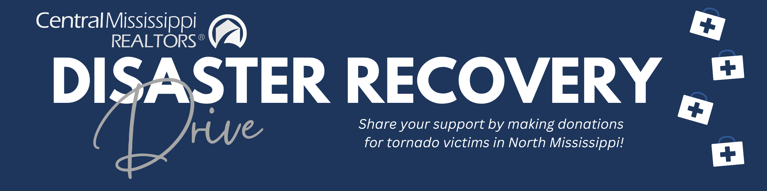 Disaster Recovery Drive by Central MS REALTORs