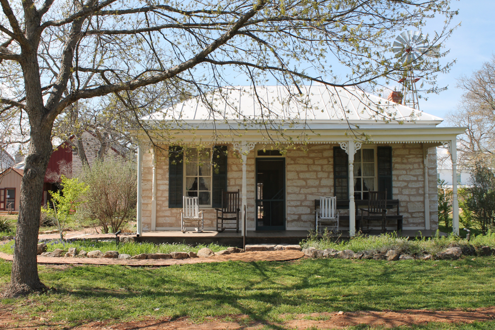 Farm house with patio