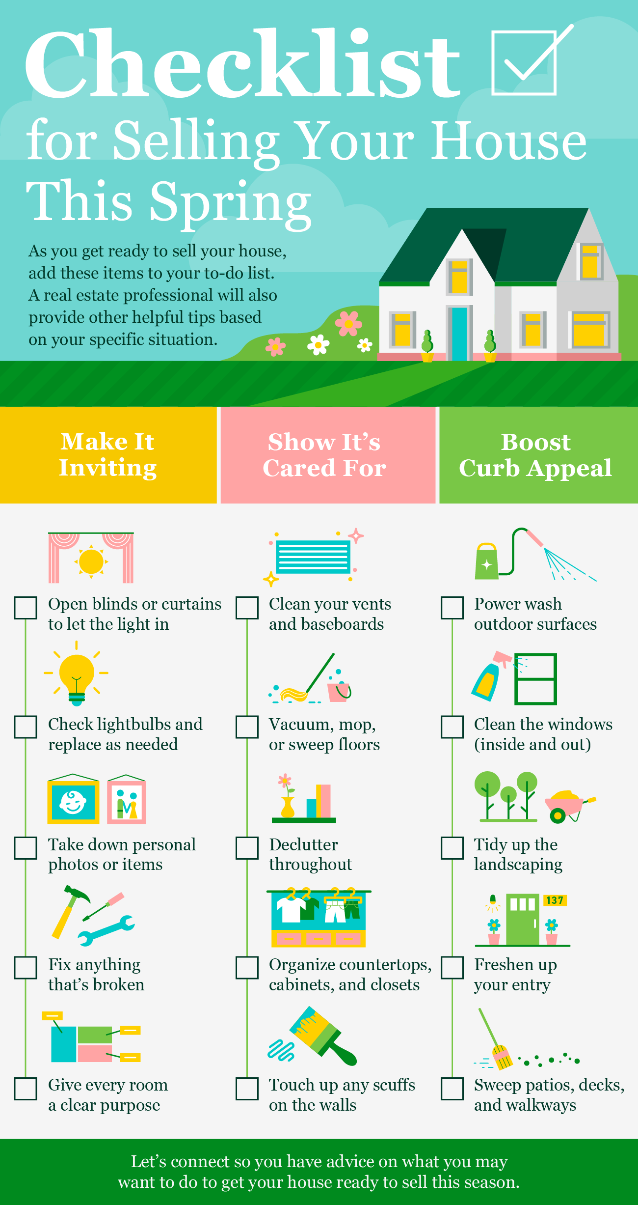 Checklist for Selling Your House This Spring