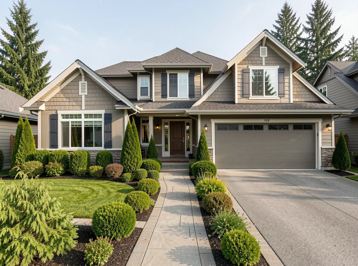Homes in a Vancouver neighborhood