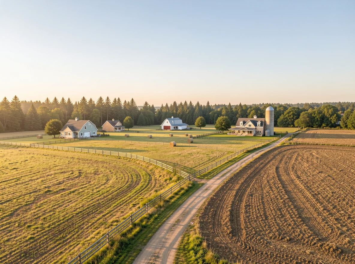 Rural homes and open land in Hockinson