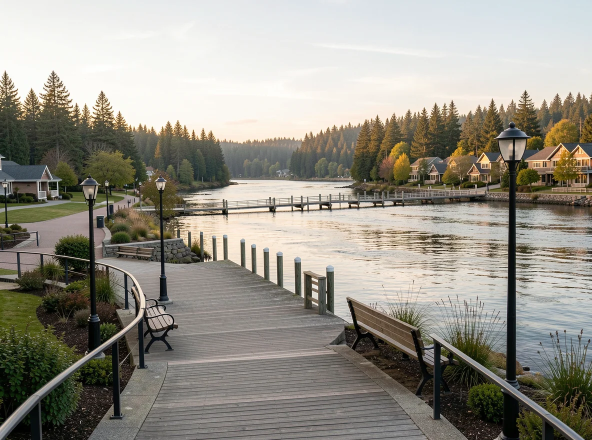 Outdoor recreation near Woodland, Washington