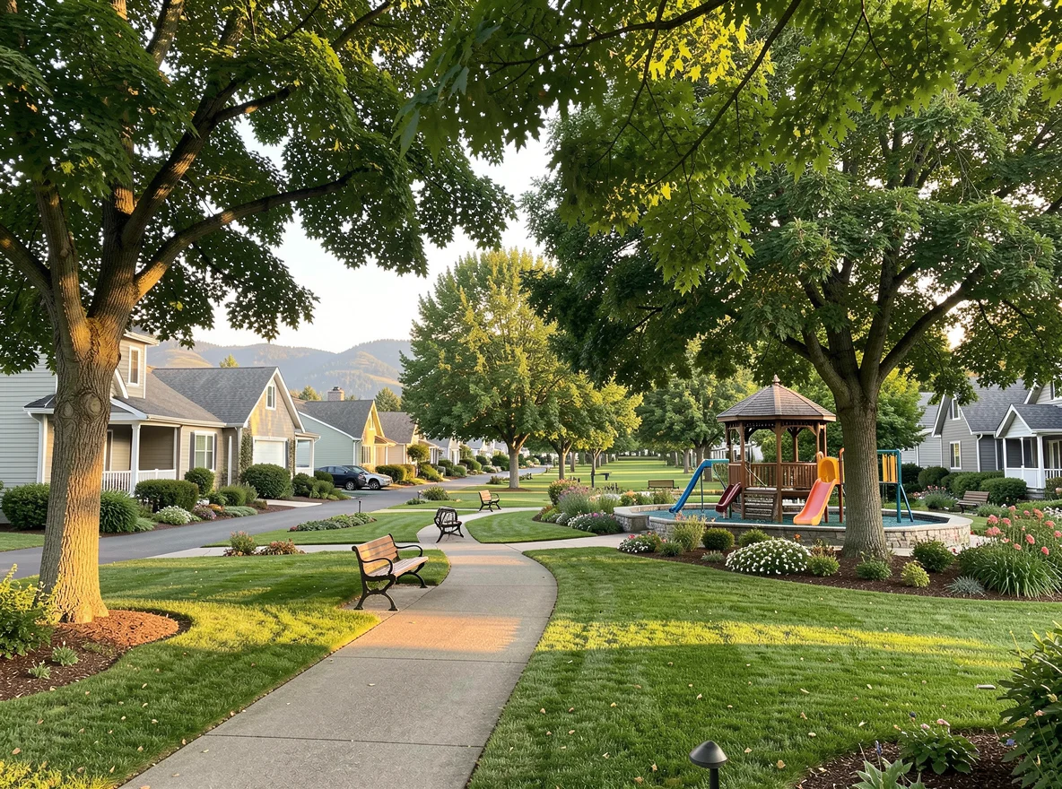Residential neighborhood setting in Kalama