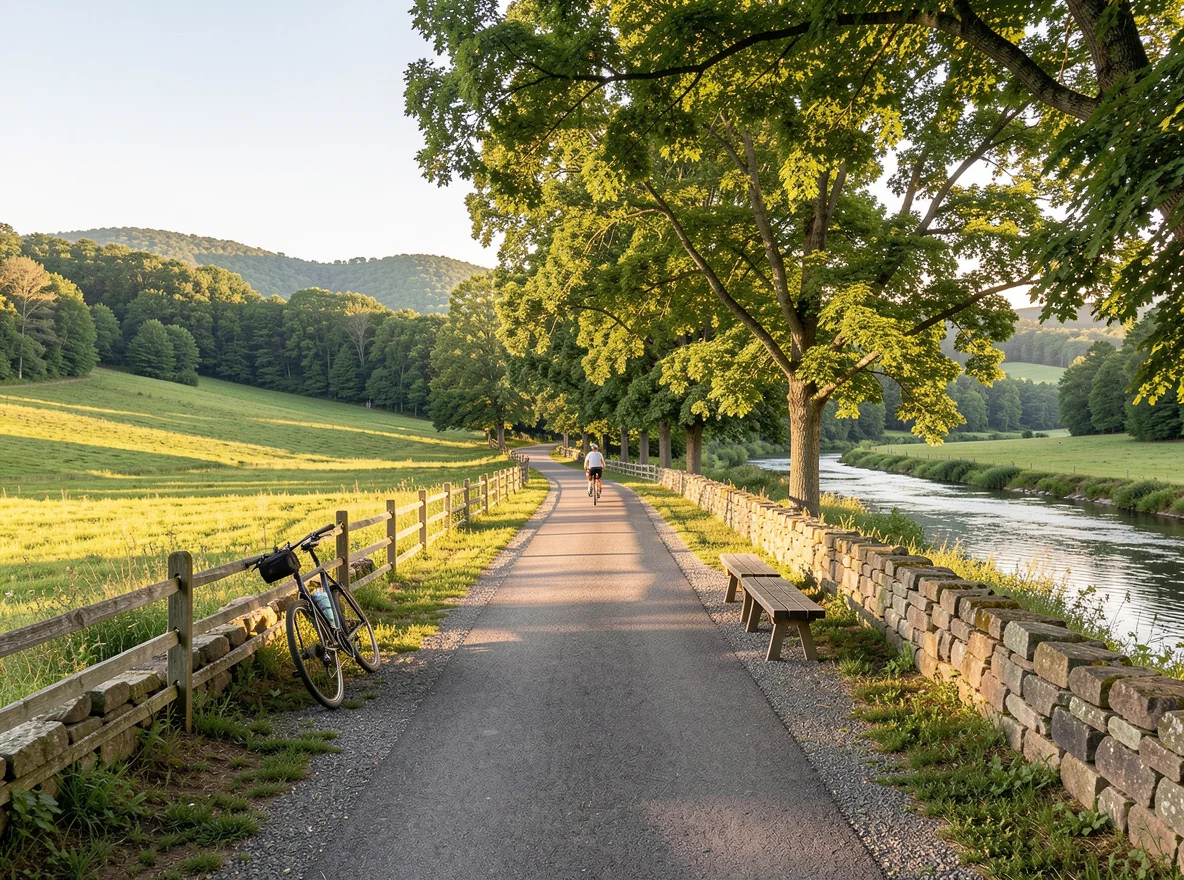 Scenic outdoor recreation setting near Bethlehem, Connecticut