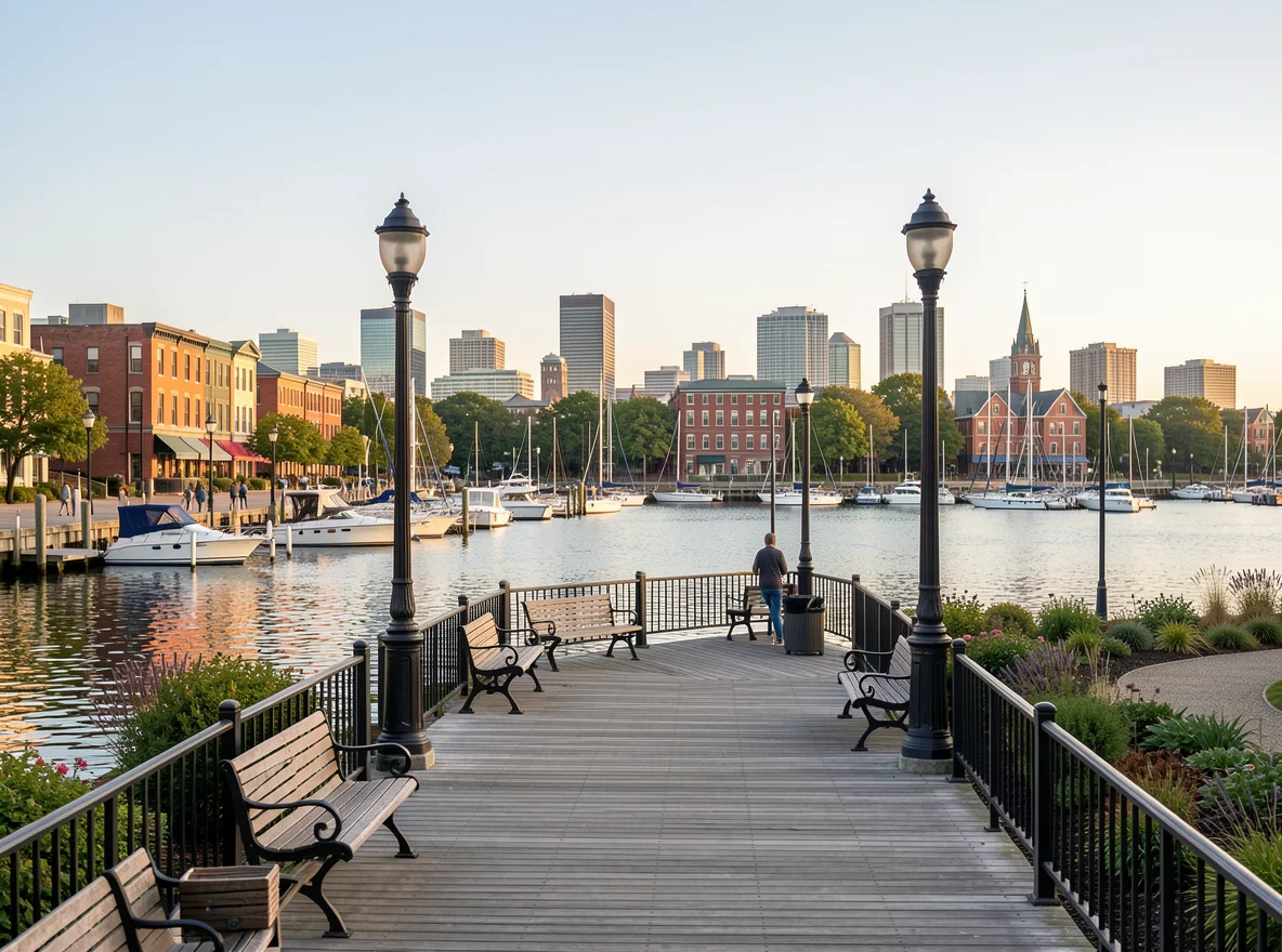 New Haven waterfront view