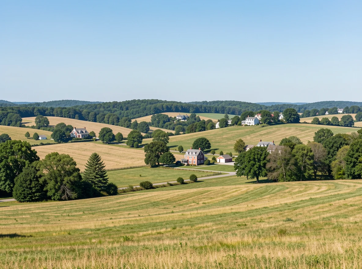 Scenic countryside in Litchfield