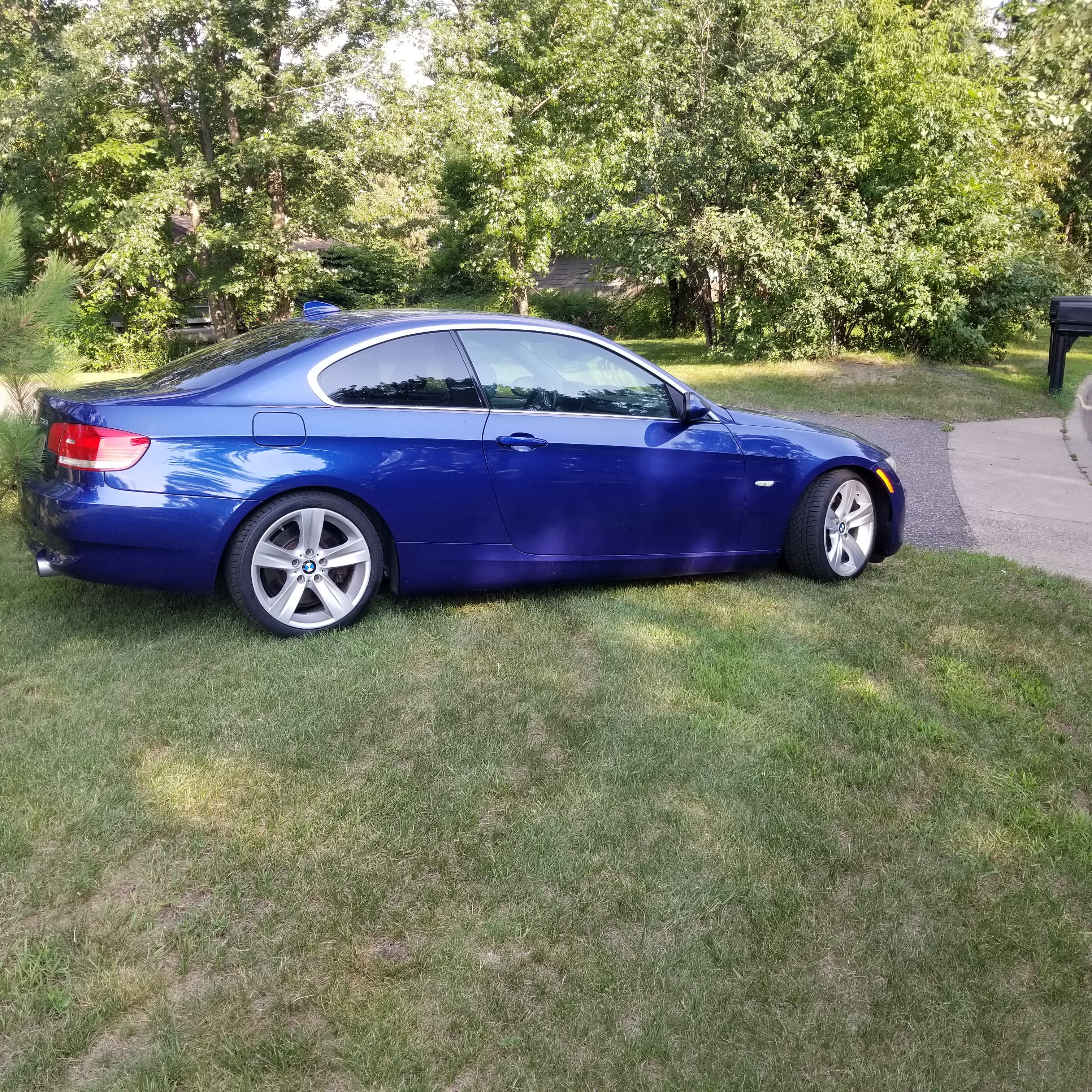 Iconic Blue BMW Realtor