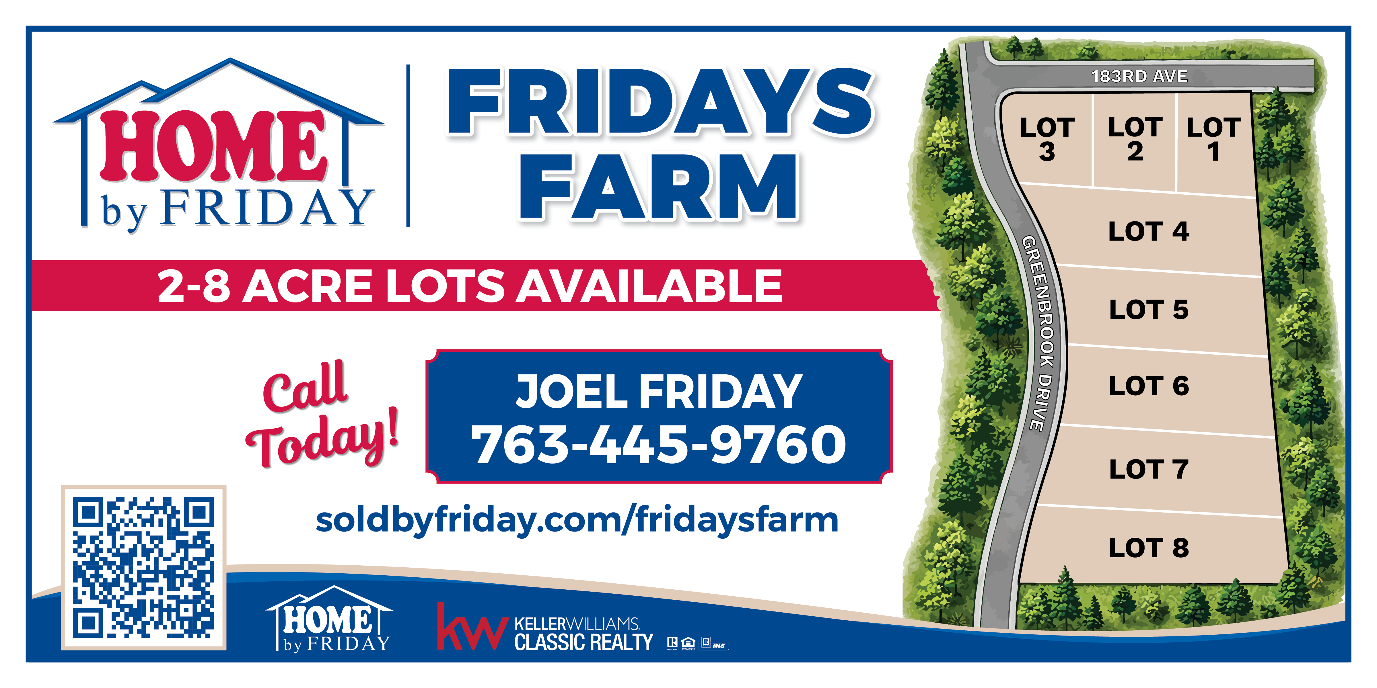 Fridays farm acreage lots in East Bethel and Ham Lake Fridays Farm development in East Bethel and Ham Lake