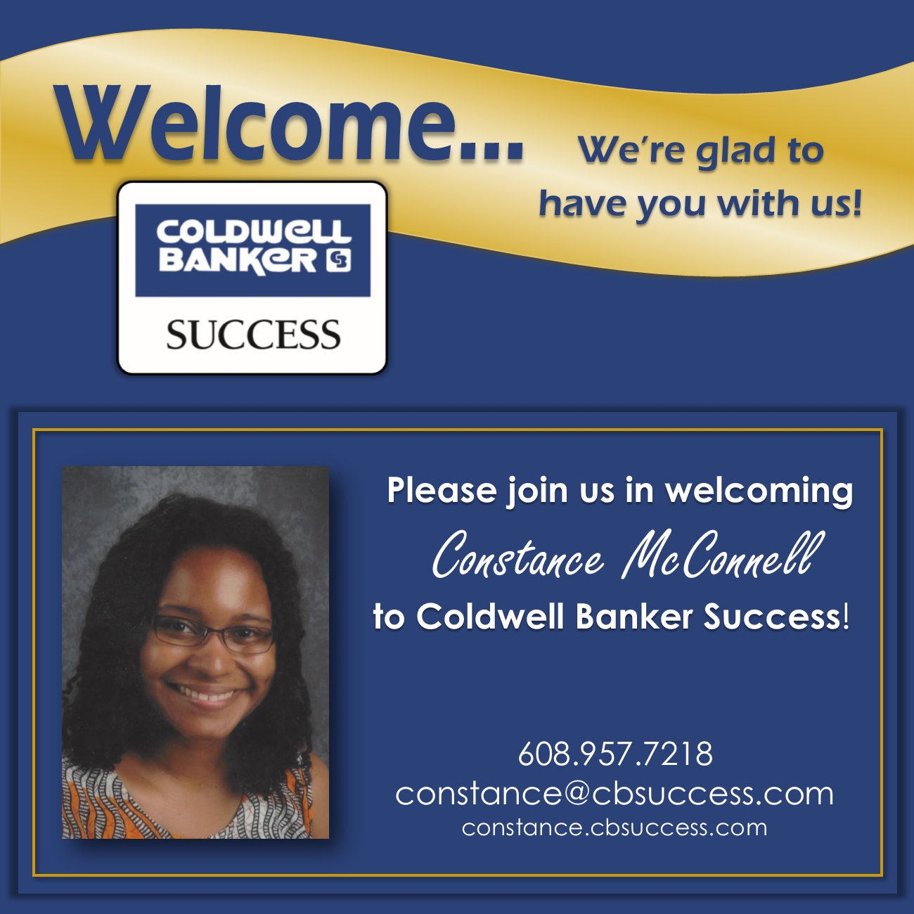 Welcome Constance McConnell!