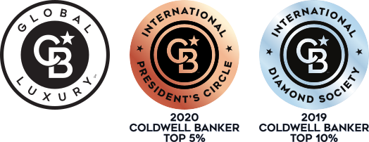 Coldwell Banker Award Badges & Global Luxury Logo