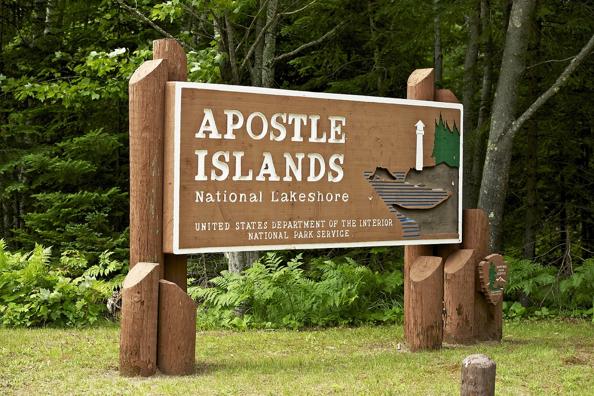 Apostle Islands Sign