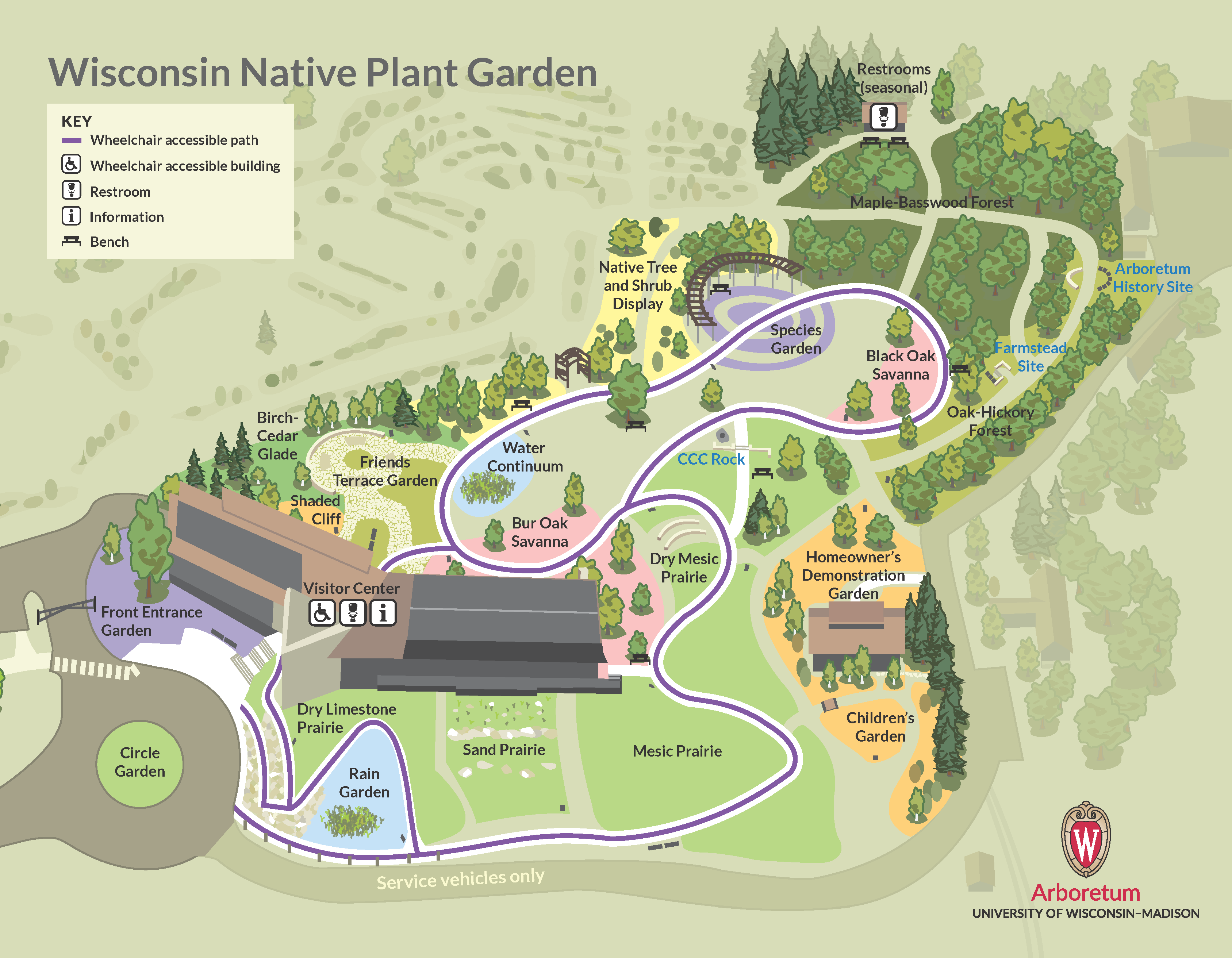 UW Arboretum WI Native Plant Garden