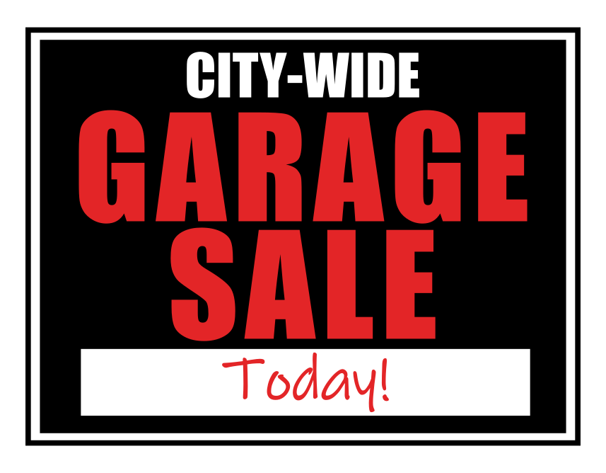 June – A Beautiful Time for a Garage Sale