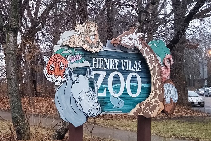 Henry Vilas Zoo Sign
