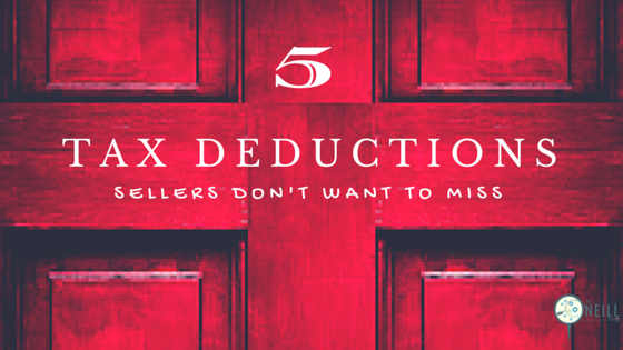 5 TAX DEDUCTIONS SELLERS WON’T WANT TO MISS