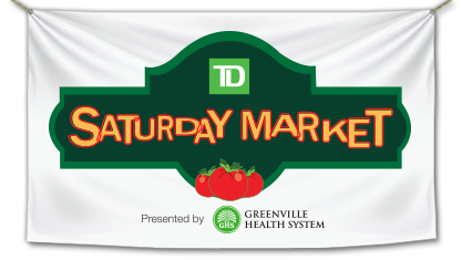 The TD Saturday Market in Downtown Greenville!