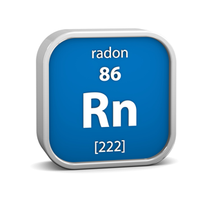 Radon is #86 on Periodic Table of Elements