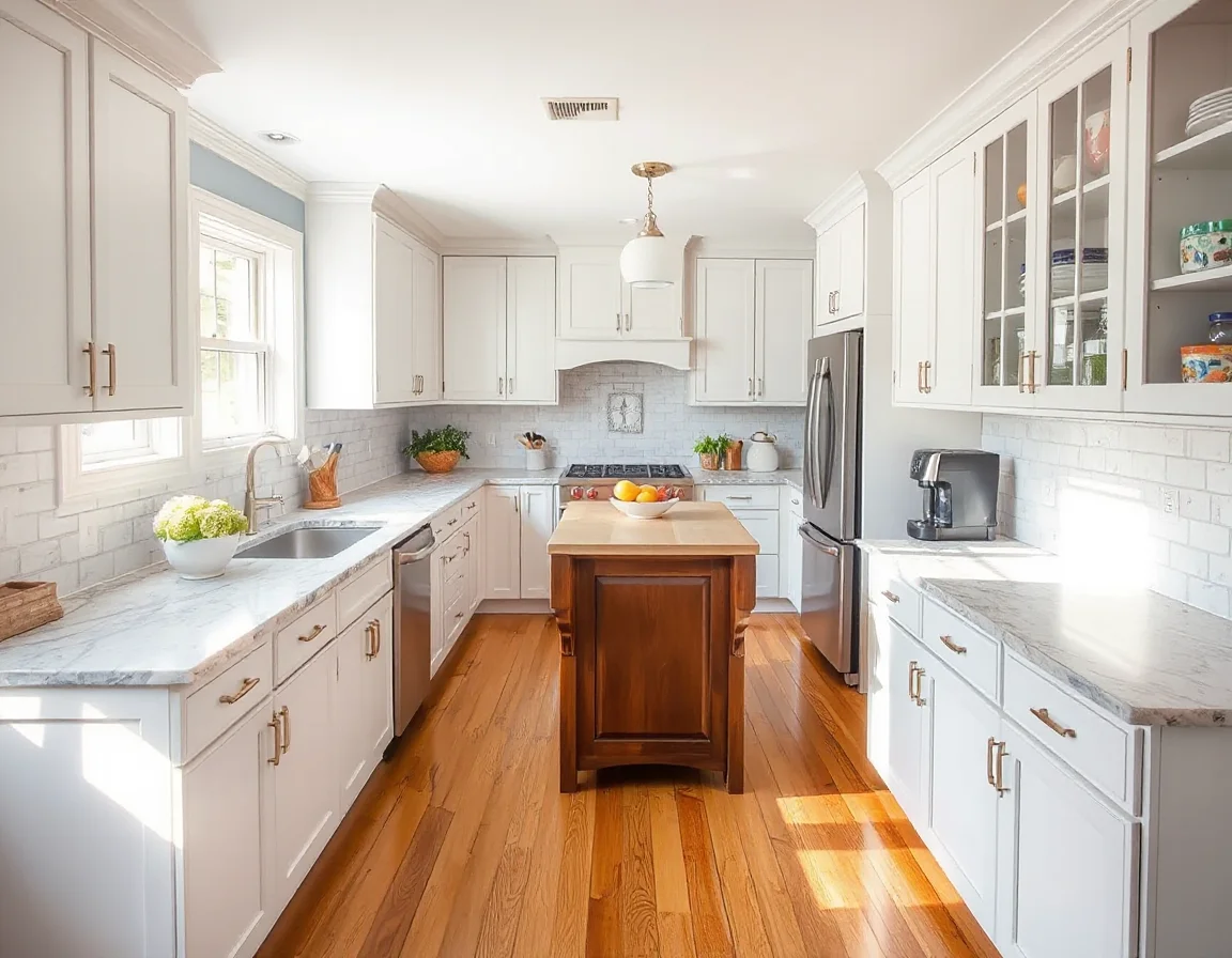Updated kitchen in a North Reading home