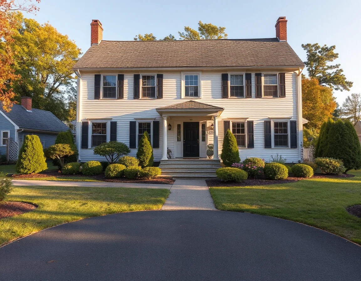 Classic Danvers New England home exterior