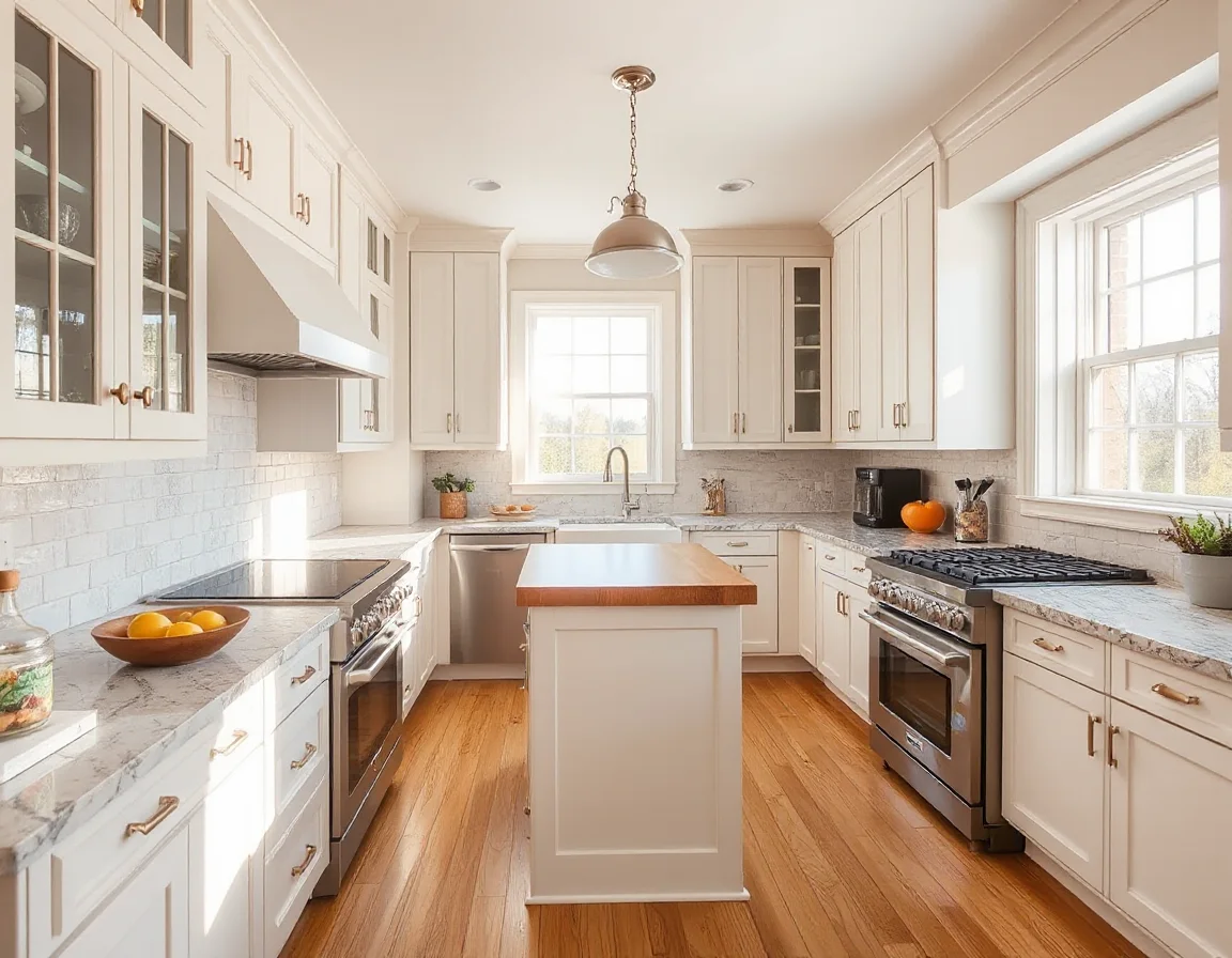 Updated kitchen in a Massachusetts home