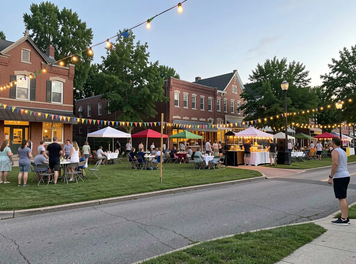 Community scene in Poplar Bluff