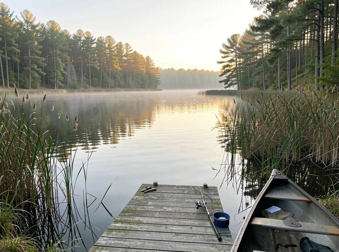 Fishing lake near Piedmont