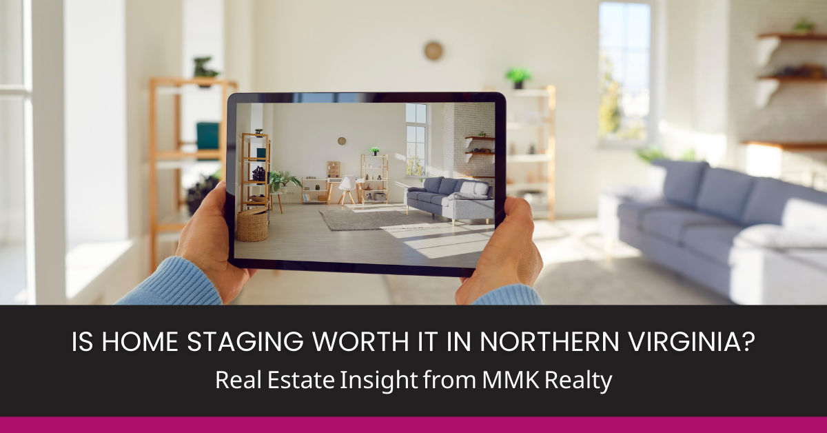Staging In North Virginia Home staging example in Loudoun County VA highlighting modern decor