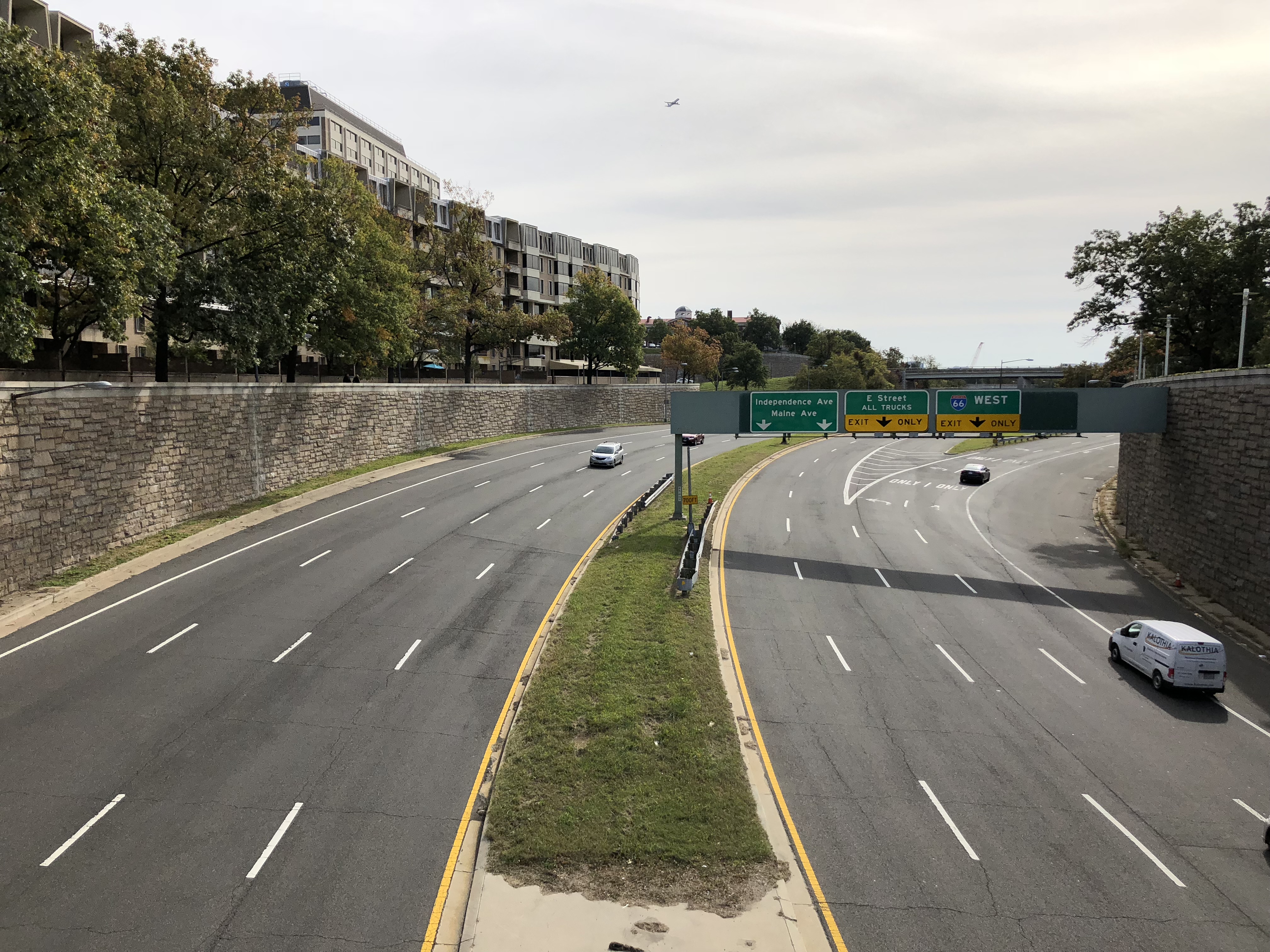 I-66 West highway in Northern Virginia, a major commuter route for residents traveling through Fairfax County.