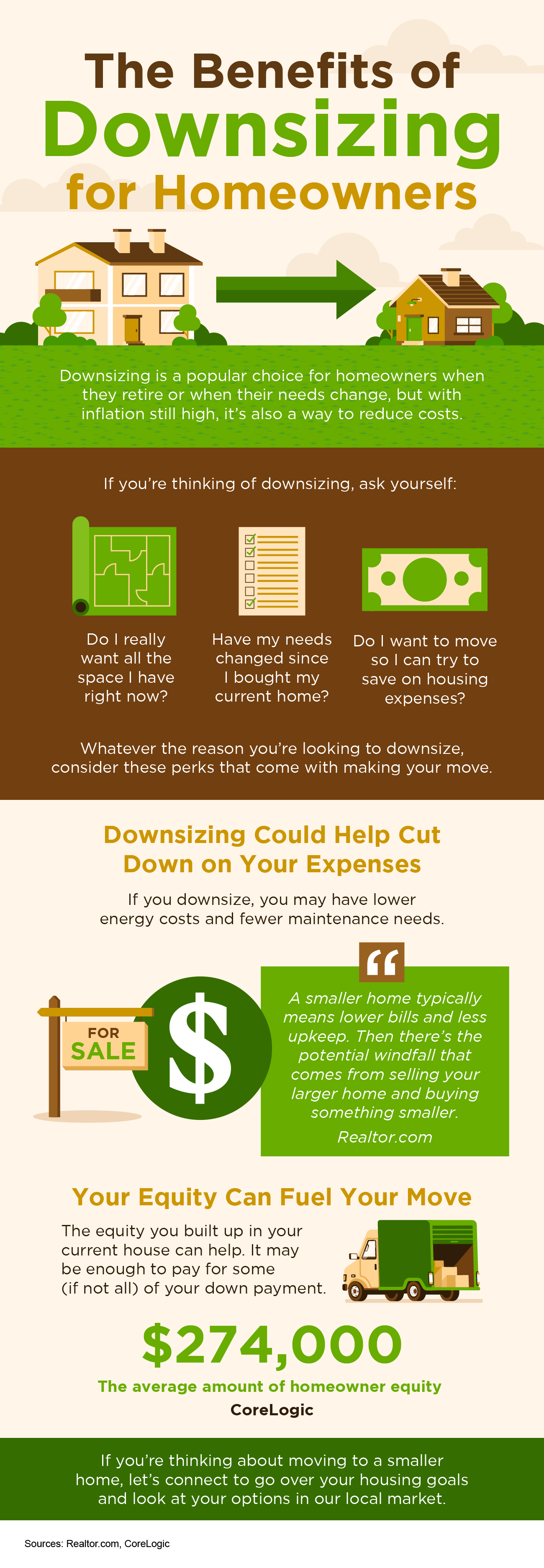 The Benefits of Downsizing for Homeowners 