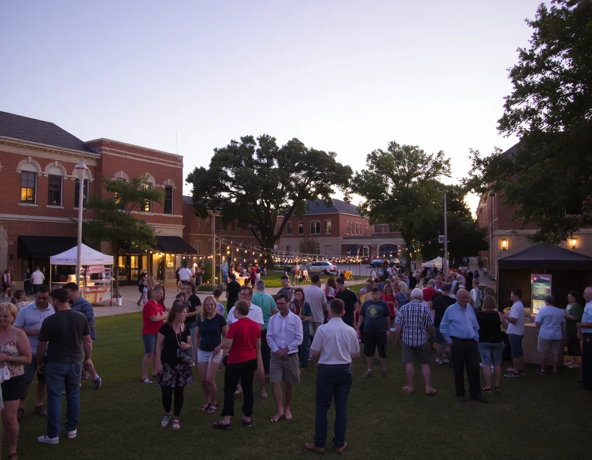 Civic gathering space in Johnson, Kansas