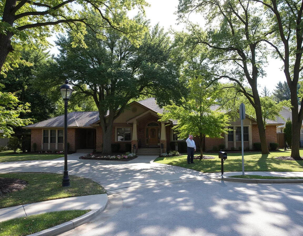 A well-maintained home exterior in Clay County