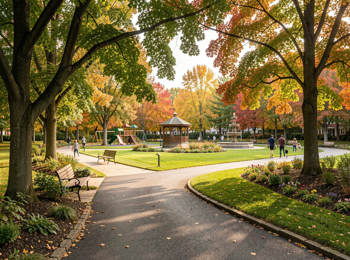 Neighborhood park in Essex, Vermont